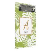 カスタマイズ可能なイニシャル緑のiPadカバーミニクリブ ミニクリップボード (アングル)