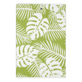 カスタマイズ可能なイニシャル緑のiPadカバーミニクリブ ミニクリップボード (裏面)