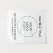 カスタマイズ可能なイベントデザイン タペストリー (正面(横))