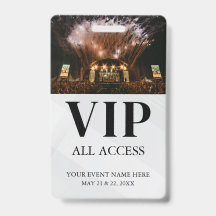 カスタマイズ可能なイベントVIPバッジ