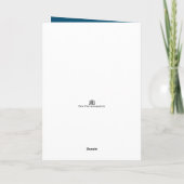 カスタマイズ可能なイングリッシュスリンガースパニエル犬ホリデーカード シーズンカード (裏面)