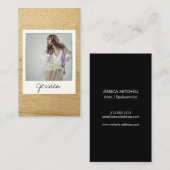 カスタマイズ可能なインスタントフォトカードII – アクター、バンド 名刺 (正面/裏面)