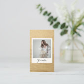 カスタマイズ可能なインスタントフォトカードII – アクター、バンド 名刺 (スタンド正面)