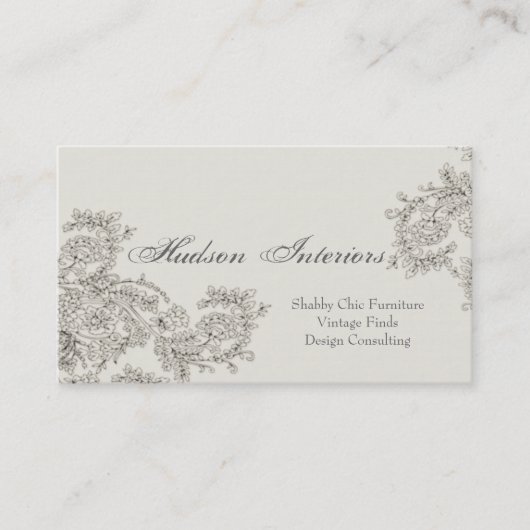 カスタマイズ可能なインスパイアヴィンテージ名刺 名刺 (正面)