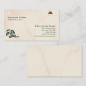 カスタマイズ可能なインテリアデザイン8ライン 名刺 (正面/裏面)