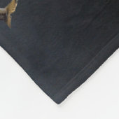 カスタマイズ可能なイーグルスティーティングベース魚釣り フリースブランケット (角)