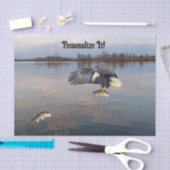 カスタマイズ可能なイーグルベース魚釣り 薄葉紙 (クラフト)