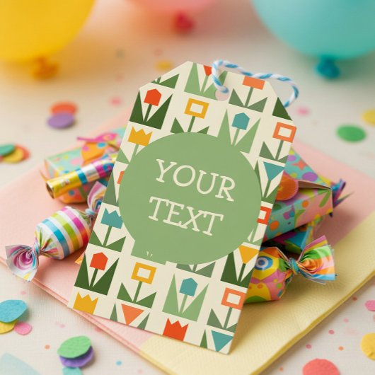 カスタマイズ可能なイースターギフトラベル ギフトタグ