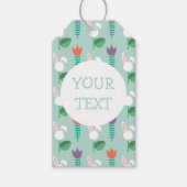 カスタマイズ可能なイースターギフトラベル ギフトタグ (正面)