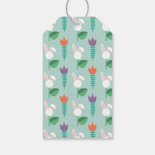 カスタマイズ可能なイースターギフトラベル ギフトタグ (裏面)