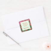 カスタマイズ可能なイースタースタンプ スクエアシール (封筒)