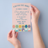 カスタマイズ可能なイースターフライヤー チラシ (ハンドル)