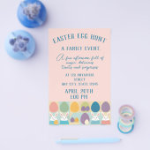 カスタマイズ可能なイースターフライヤー チラシ (シングル)