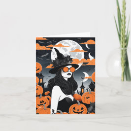 カスタマイズ可能なウィッチービーズフォールディングカード シーズンカード