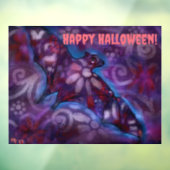 カスタマイズ可能なウィンドウ固定ハッピーハローウィンこうもり ウィンドウサイン (シート3)