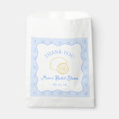 カスタマイズ可能なウェディングシャワーのお礼 フェイバーバッグ (正面)