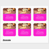 カスタマイズ可能なウェディングプランナーシール スクエアシール (シート)