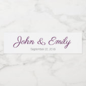 カスタマイズ可能なウォーターボトルラベル ペットボトルラベル (シングルラベル)