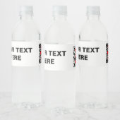 カスタマイズ可能なウォーターボトルラベル(4セット) ペットボトルラベル (ボトル)
