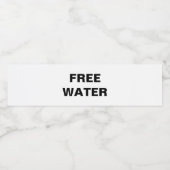 カスタマイズ可能なウォーターボトルラベル(4セット) ペットボトルラベル (シングルラベル)