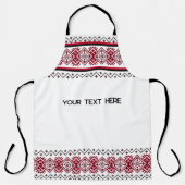 カスタマイズ可能なウクライナ刺繍エプロン エプロン (正面)