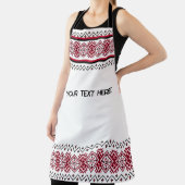 カスタマイズ可能なウクライナ刺繍エプロン エプロン (インサイチュ)