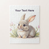 カスタマイズ可能なウサギパズル ジグソーパズル (縦)