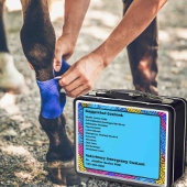 カスタマイズ可能なウマ科の救急容器 メタルランチボックス