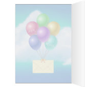 カスタマイズ可能なエアメール – 5" x 7"アートカード (内側 (左))