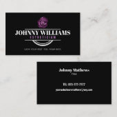 カスタマイズ可能なエステティシャン名刺 名刺 (正面/裏面)