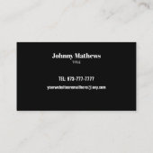 カスタマイズ可能なエステティシャン名刺 名刺 (裏面)