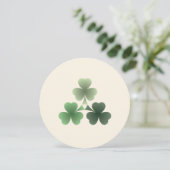 カスタマイズ可能なエメラルドグリーンの華  シーズンカード (スタンド正面)