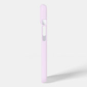 カスタマイズ可能なエレガントなラベンダー モノグラム フォンケース Case-Mate iPhoneケース (裏面 / 左)