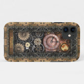 カスタマイズ可能なエレガントなSteampunk Case-Mate iPhoneケース (裏面(横))