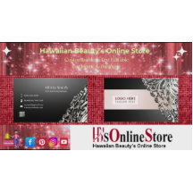 カスタマイズ可能なエレガントブラック名刺