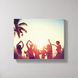 カスタマイズ可能なエレガント両面スクロール2写真 キャンバスプリント