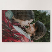 カスタマイズ可能なエレガント両面スクロール2写真 ジグソーパズル (横)