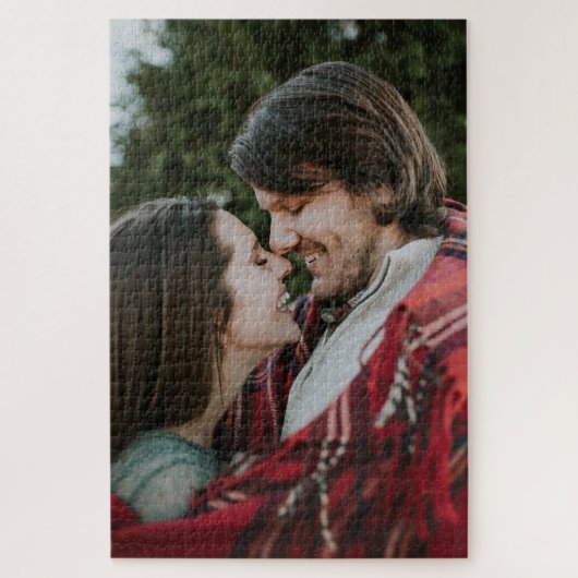 カスタマイズ可能なエレガント両面スクロール2写真 ジグソーパズル (縦)