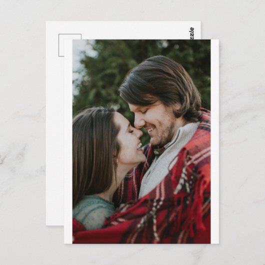 カスタマイズ可能なエレガント両面スクロール2写真 ポストカード (正面/裏面)