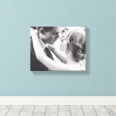 カスタマイズ可能なエレガント両面スクロール2 Photo Canva キャンバスプリント (インサイチュ (ウッドフロア))