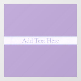 カスタマイズ可能なエレガント ライト ラベンダー パープル ウィンドウサイン