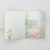 カスタマイズ可能なエレミヤ29:11聖書の詩 カード (内部)