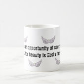 カスタマイズ可能なエンジェルウィングコーヒーマグ コーヒーマグカップ (中央)