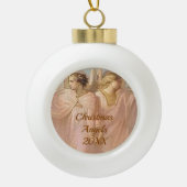 カスタマイズ可能なエンジェルフレームオーナメント セラミックボールオーナメント (正面)