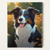 カスタマイズ可能なオーストラリアの羊飼い プランナー手帳 (裏面)