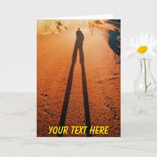 カスタマイズ可能なオーストラリア カード (小さな植物)