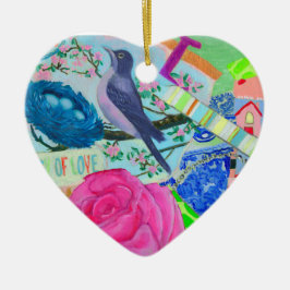 カスタマイズ可能なオーナメント – 母の日 – 休日+ セラミックオーナメント