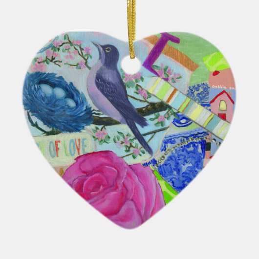 カスタマイズ可能なオーナメント – 母の日 – 休日+ セラミックオーナメント (正面)