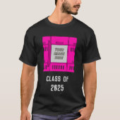 カスタマイズ可能なオープンロッカーフレーム明るいピンク Tシャツ (正面)