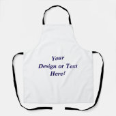 カスタマイズ可能なオールオーバープリントエプロン エプロン (正面)